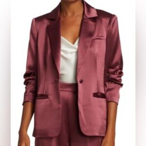 Cinq à Sept Khloe Smooth Satin Jacket | EUC | Sz 6